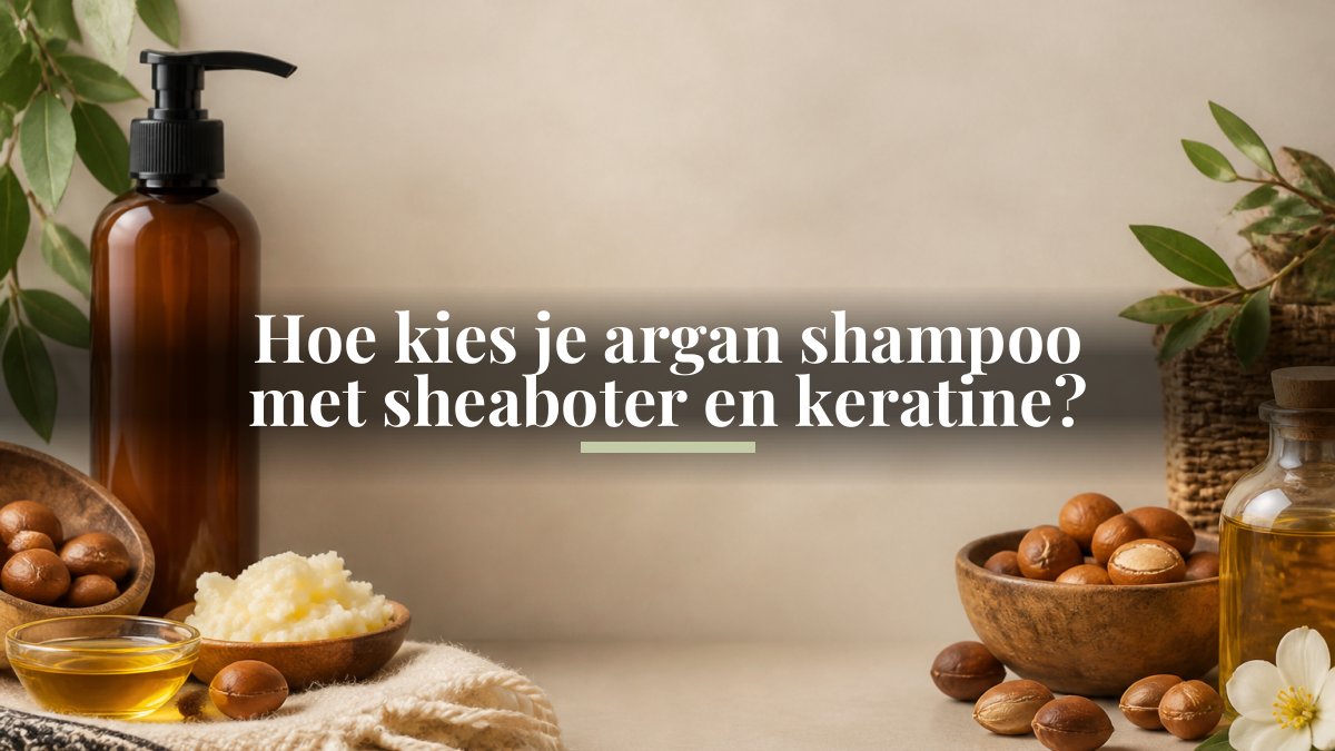 Hoe kies je argan shampoo met sheaboter en keratine?