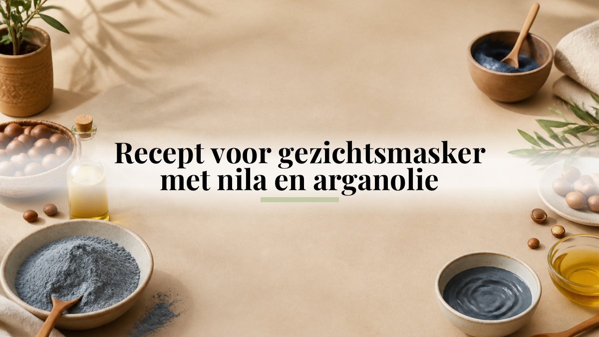 Recept voor gezichtsmasker met nila en arganolie