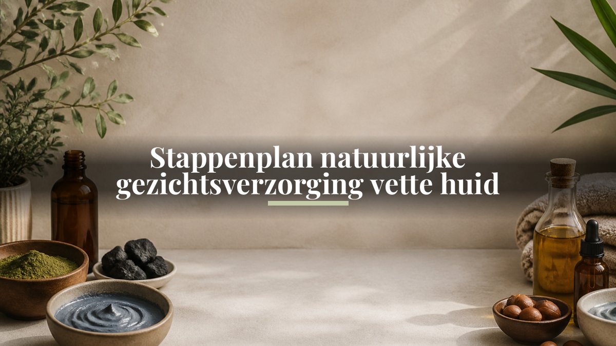 Stappenplan natuurlijke gezichtsverzorging vette huid