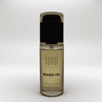 Souqi Baardolie ingrediënten: arganolie, jojoba, zoete amandelolie, vitamine E en castorolie